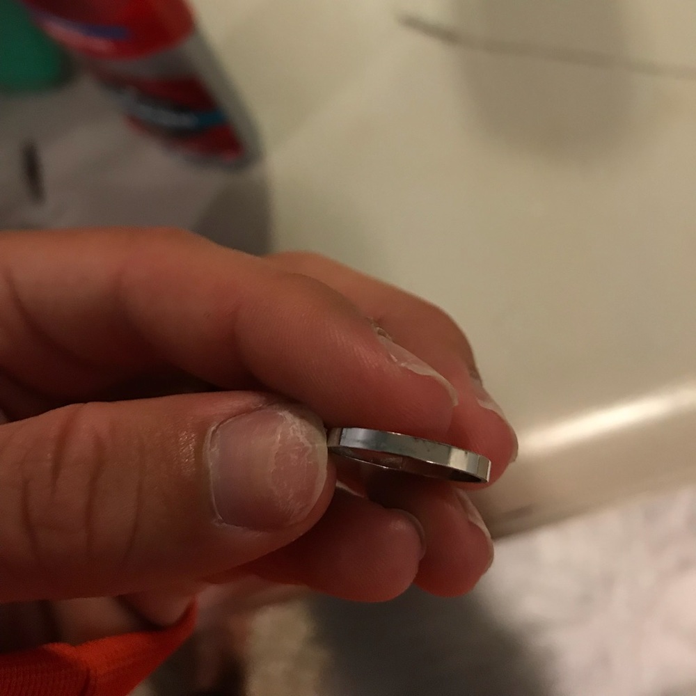 Silver ring, plain